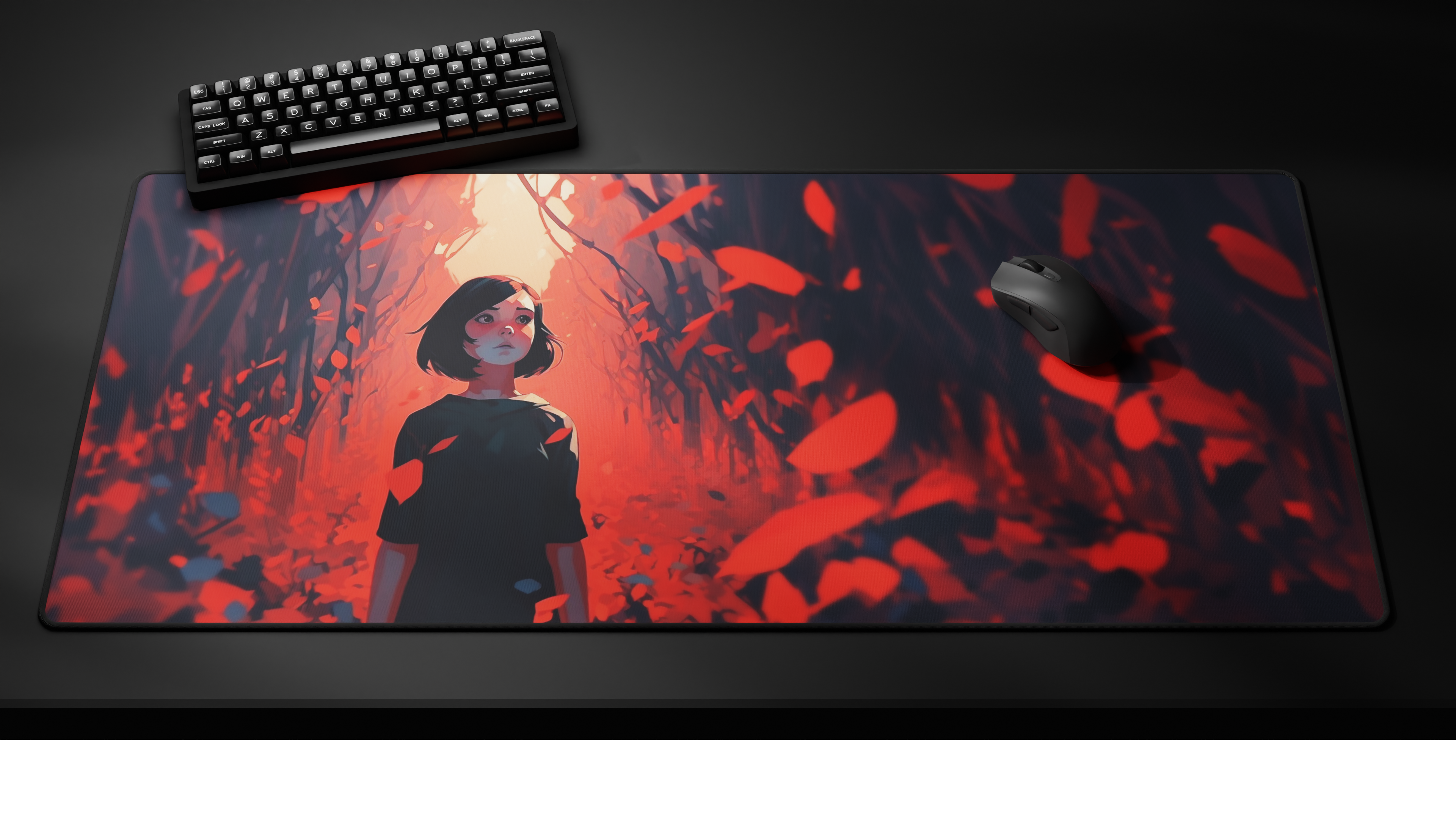 Deskmat 'Arcana Collection - Girl in red forest' by glutch