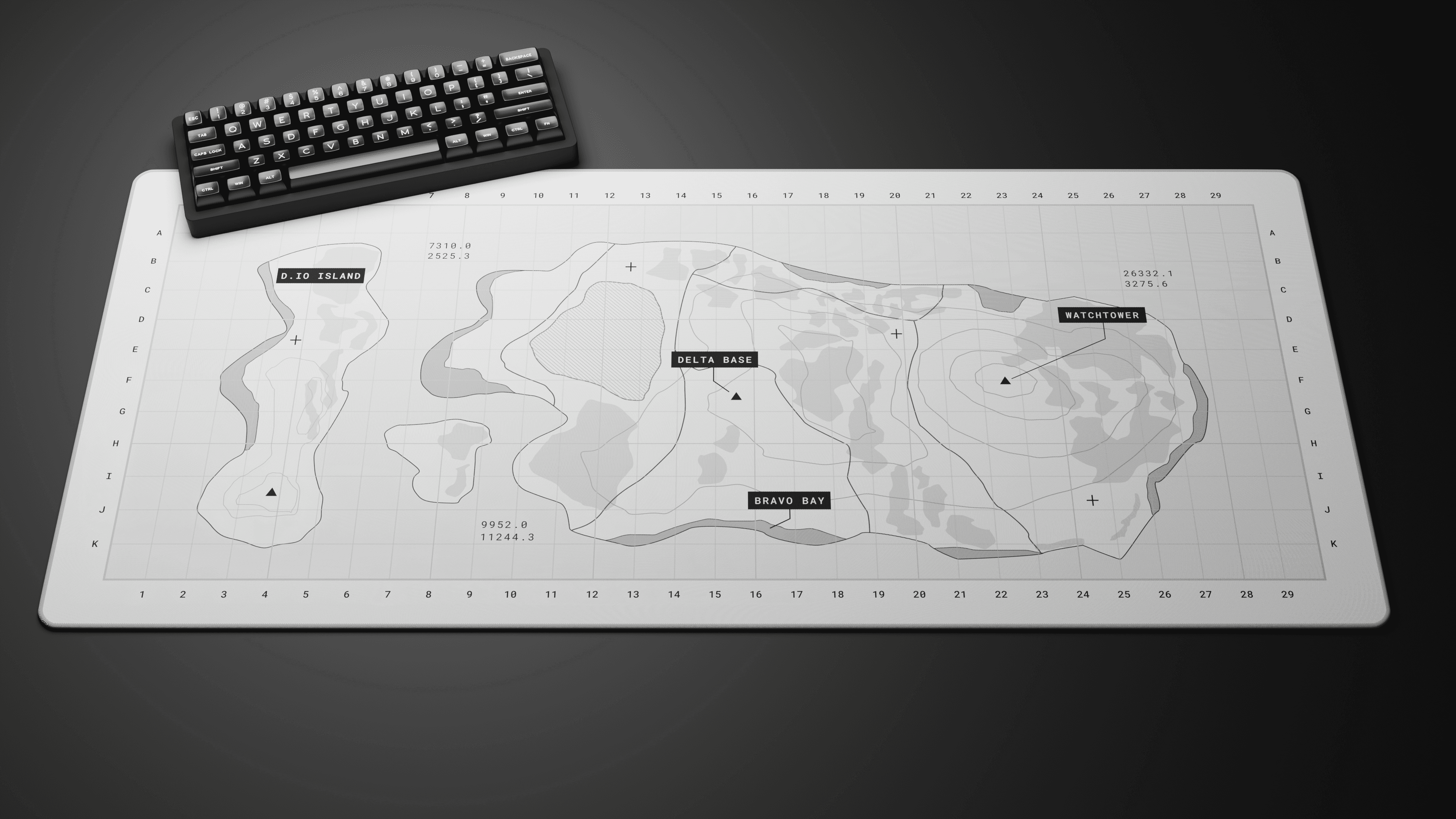 Deskmat 'Autumn - Operation Delta White' by glutch