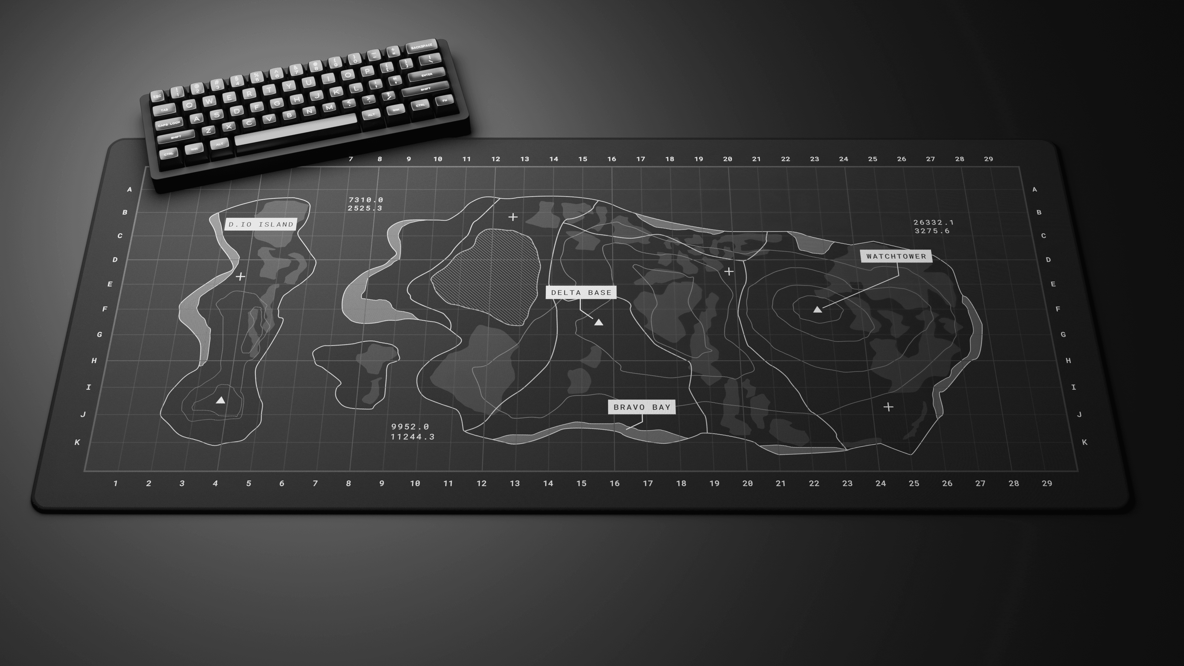 Deskmat 'Autumn - Operation Delta Black' by glutch