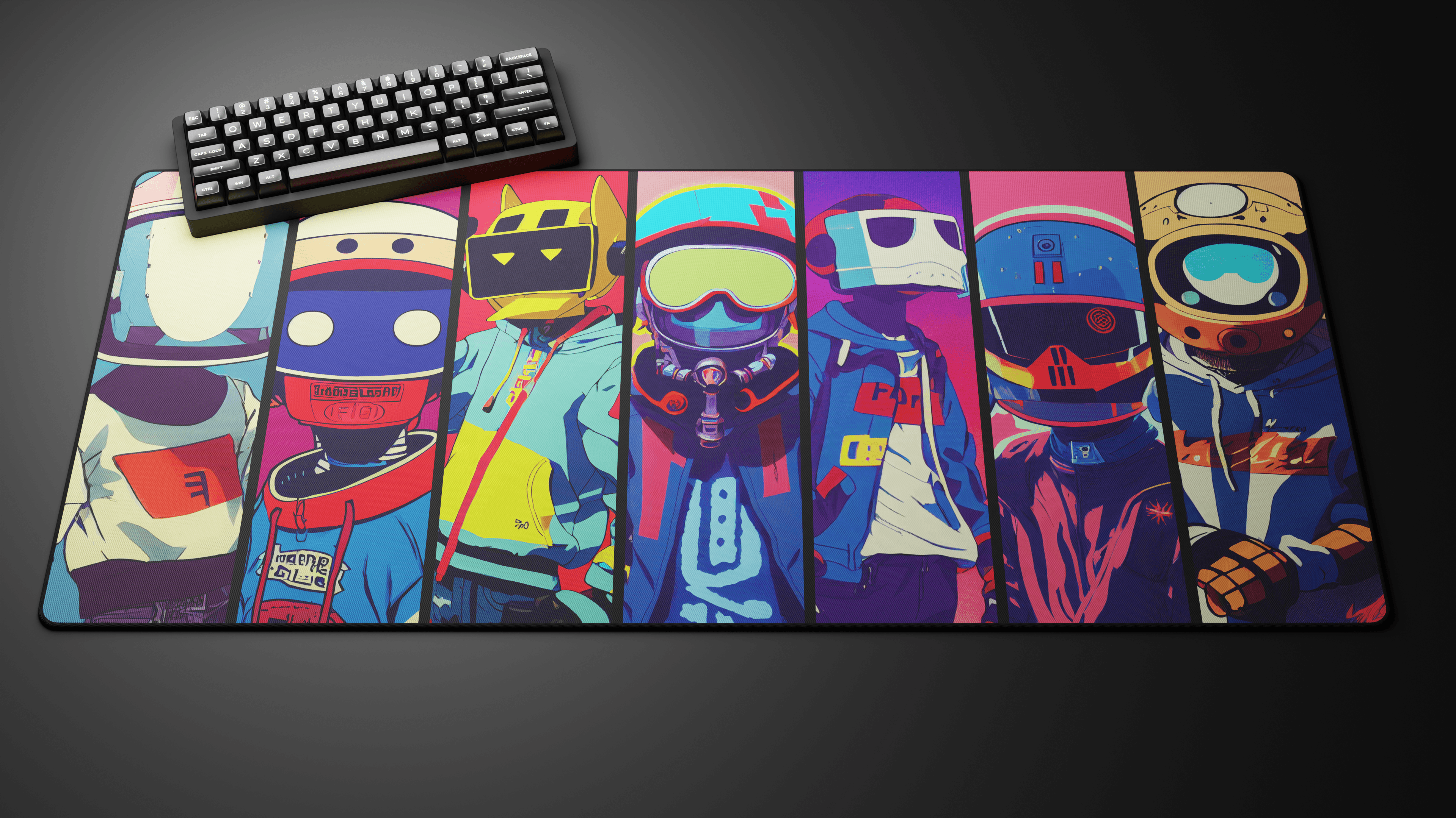 Deskmat 'Autumn - Space Crew' by glutch