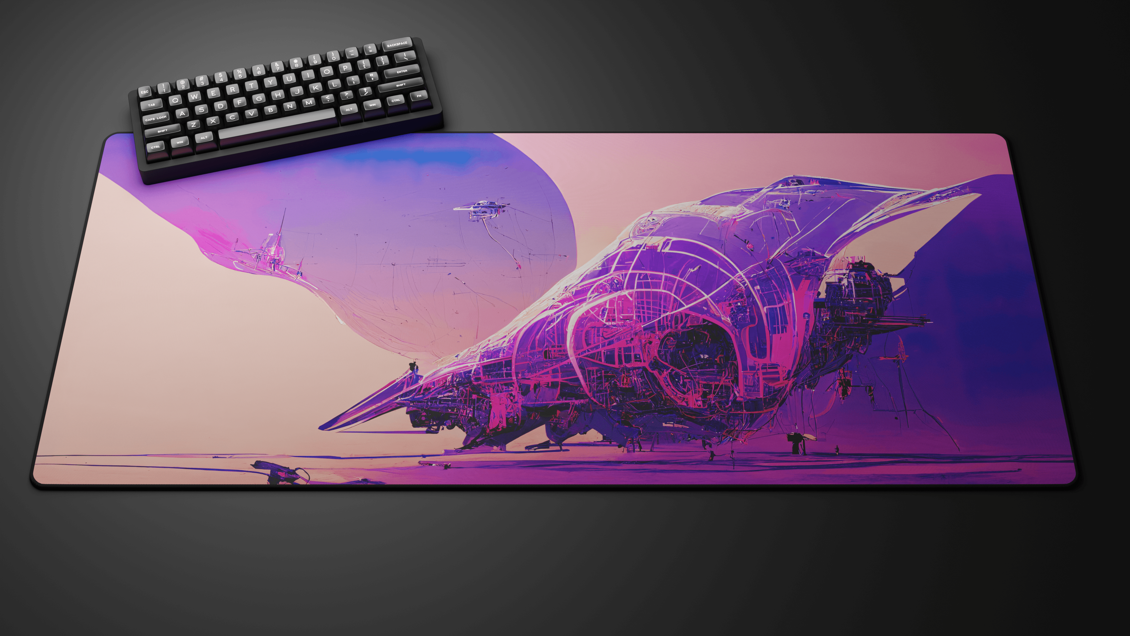 Deskmat 'AI Collection - Alien Spaceship' by glutch