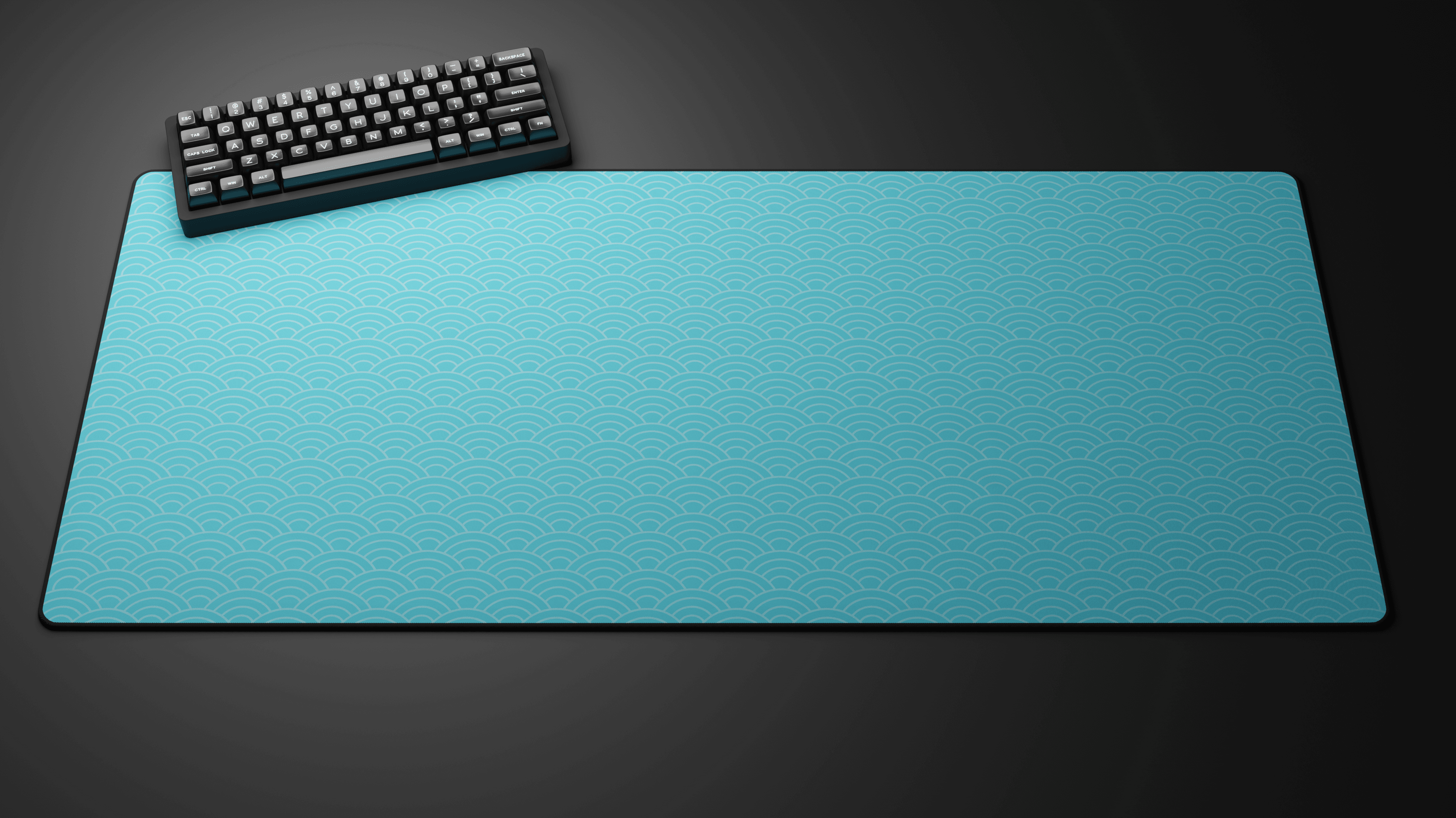 Deskmat 'Japanese Cloud Pattern Light Blue' by glutch