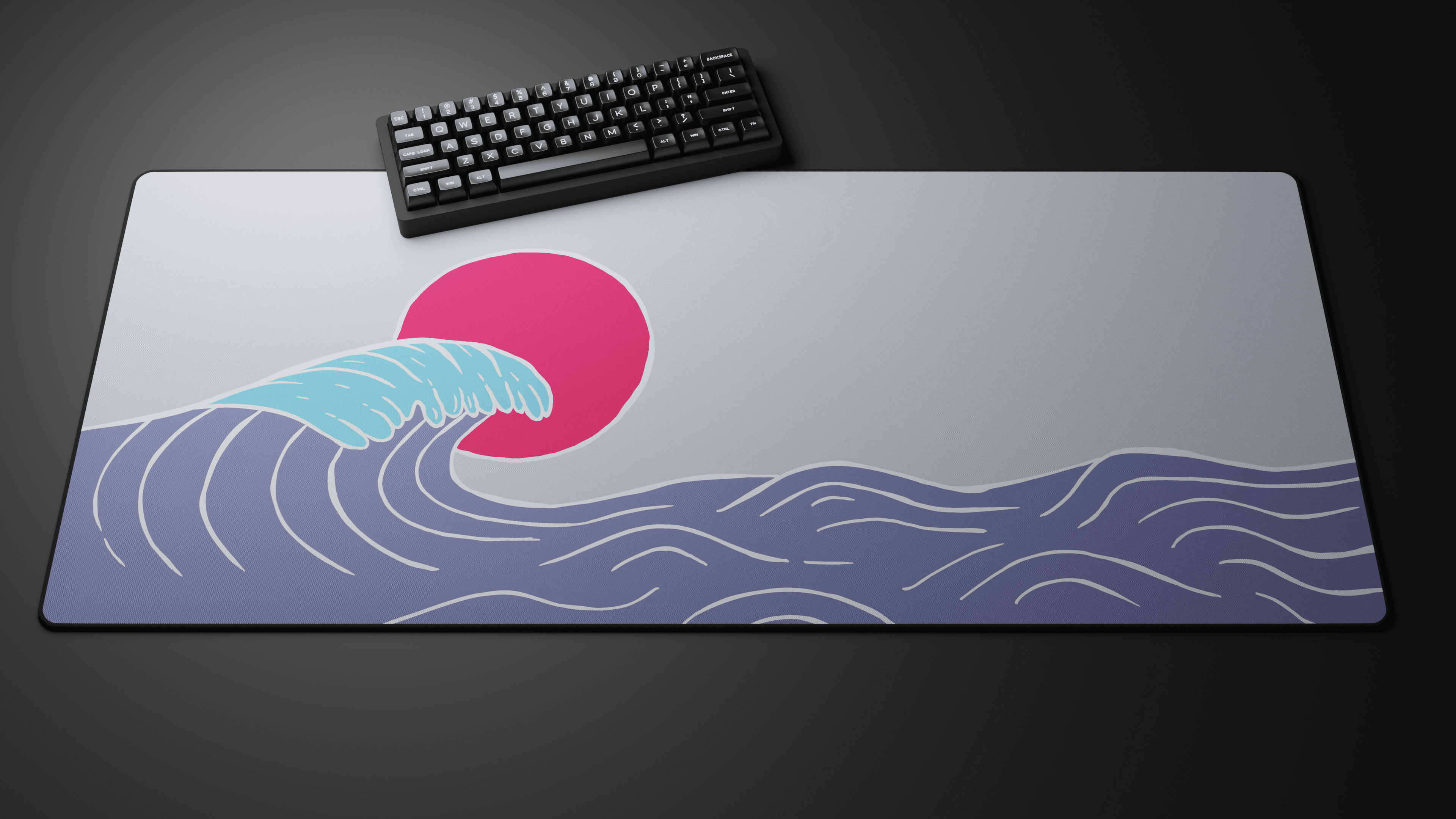 Deskmat 'Japanese Waves' by glutch