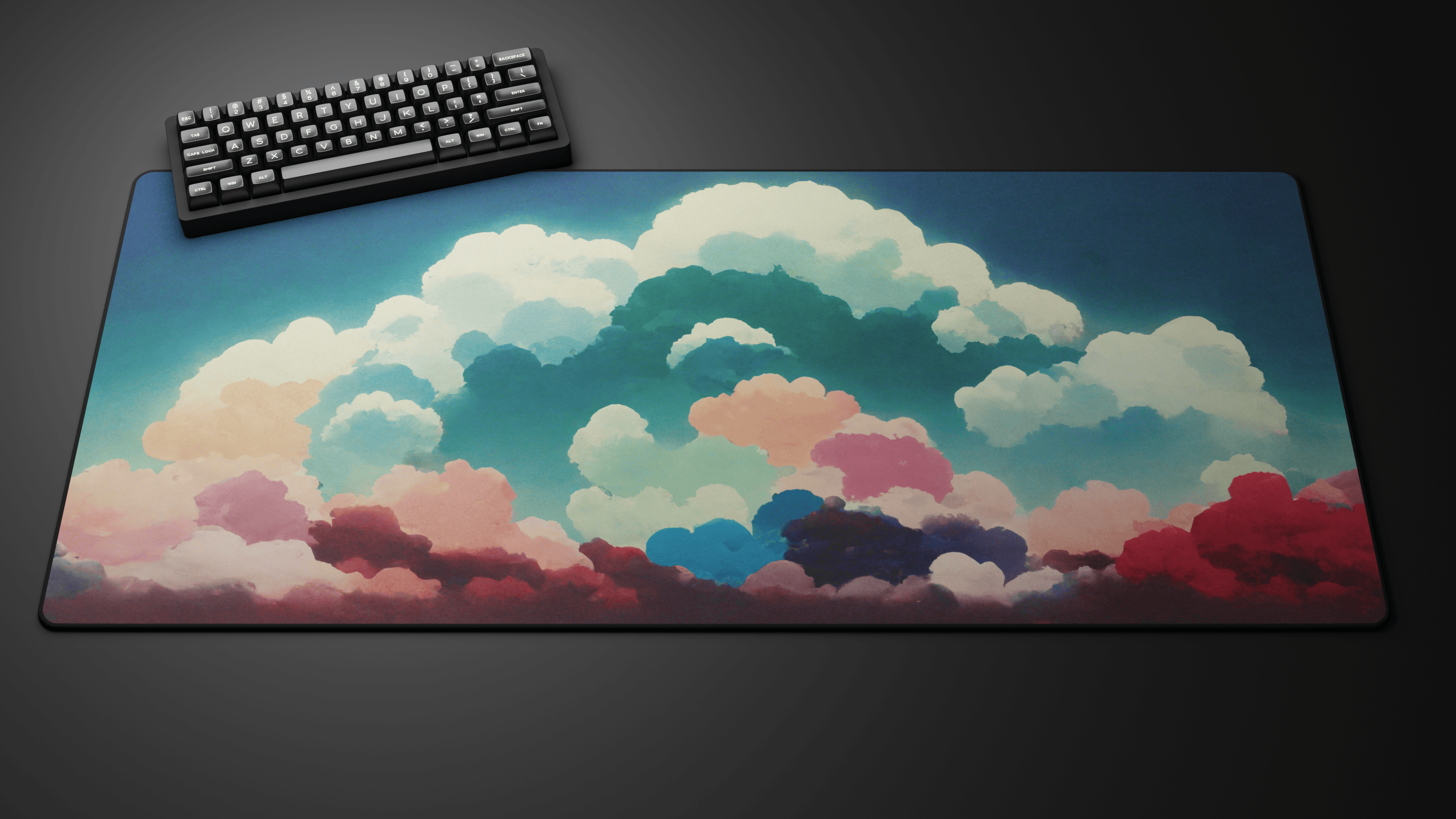 Deskmat 'AI Collection - Nostalgic Clouds' by glutch