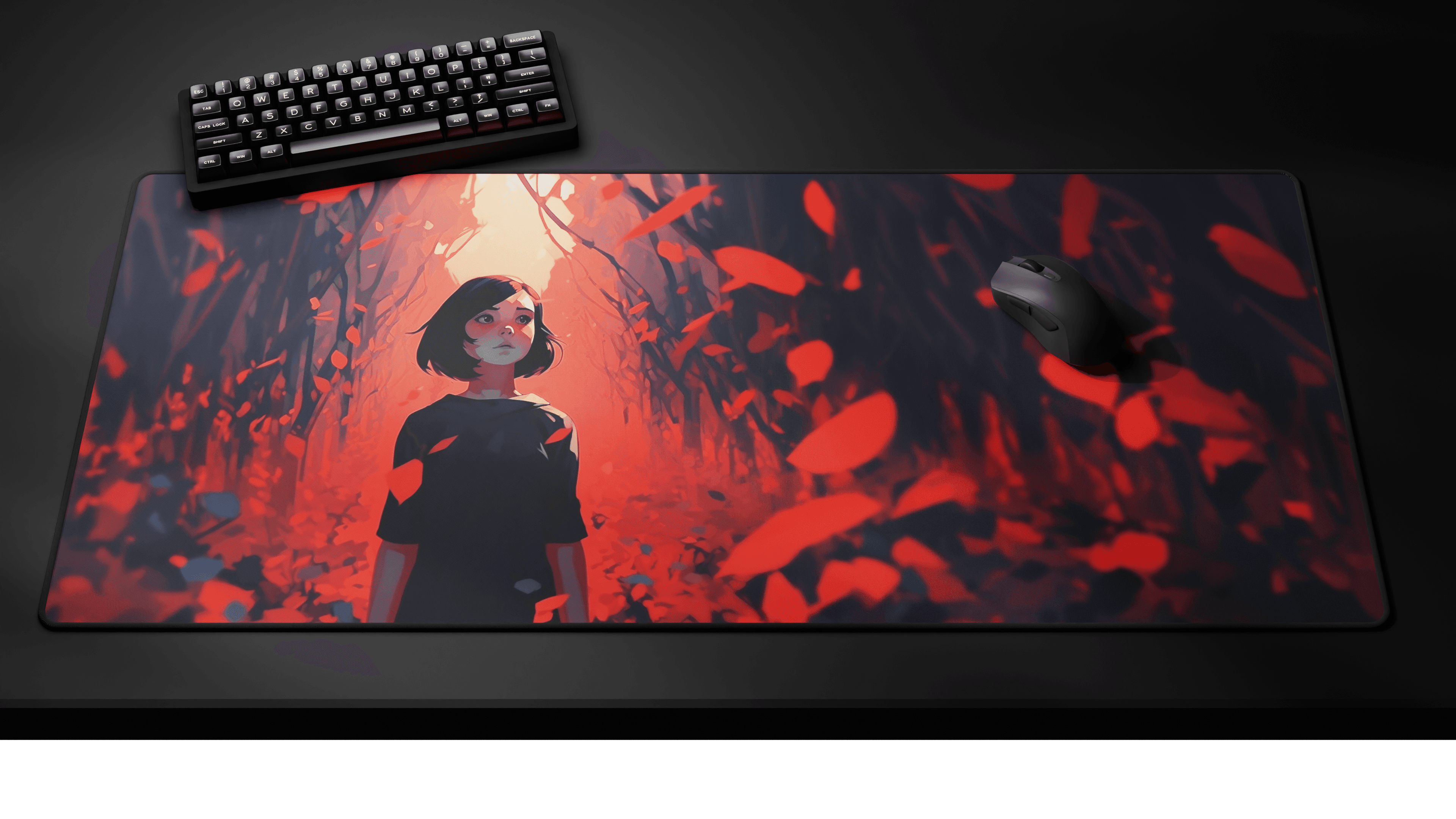 Deskmat 'Arcana Collection - Girl in red forest' by glutch