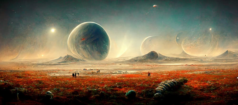 Deskmat thumbnail Exoplanet Life