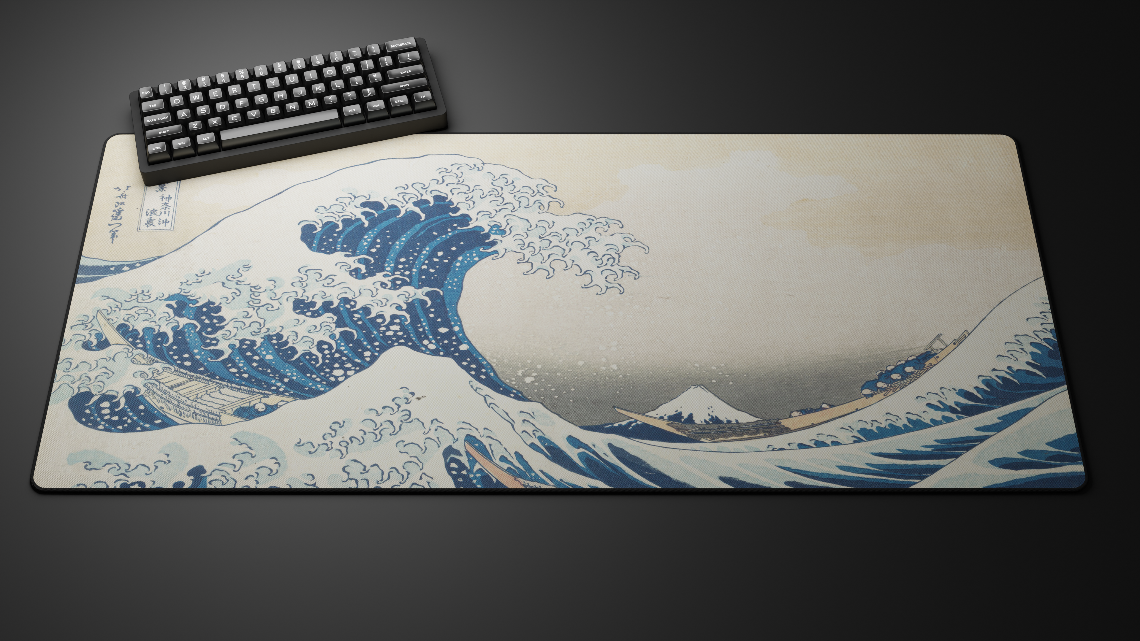Deskmat 'The Great Wave Off Kanagawa' by glutch