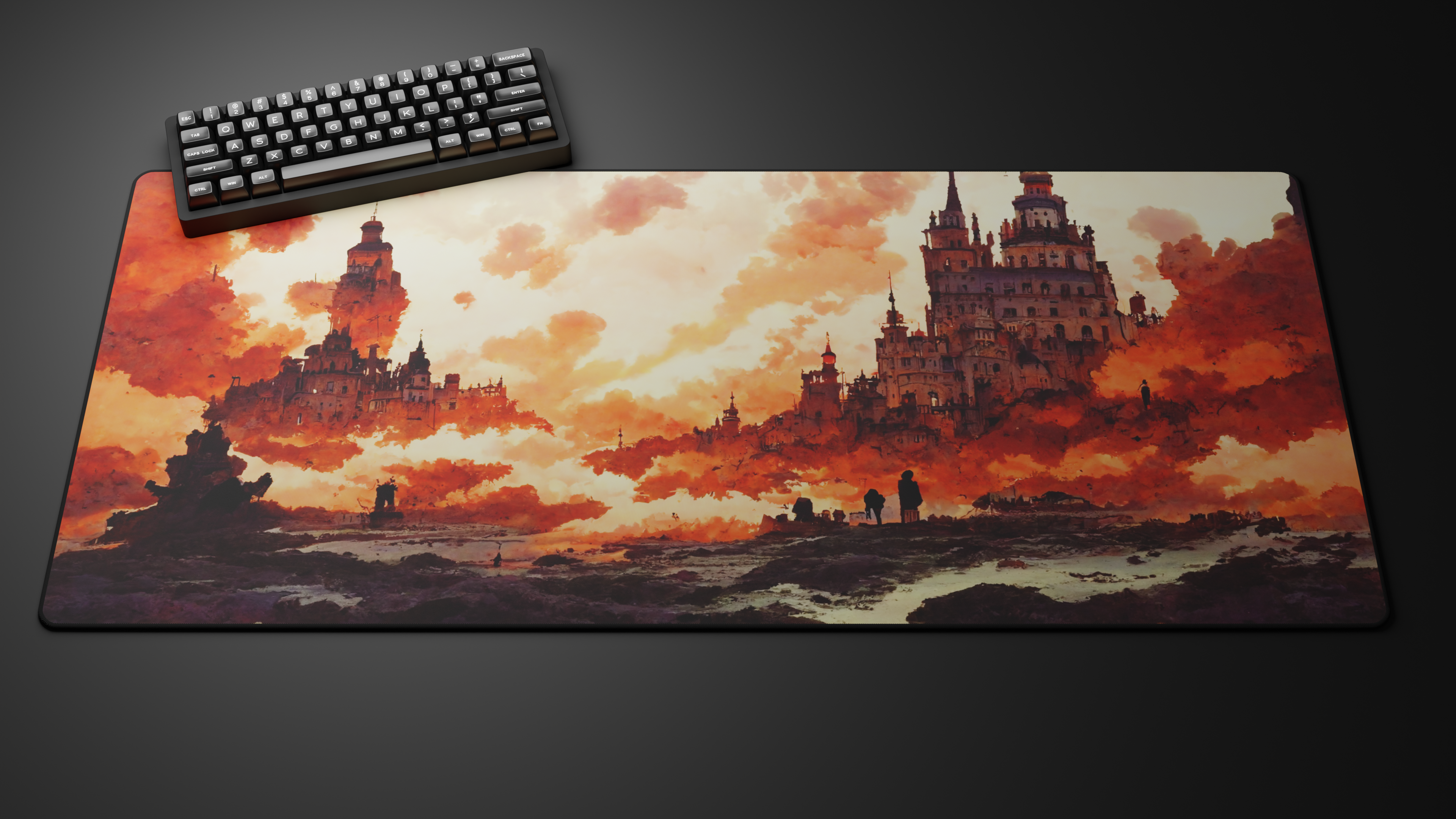 Deskmat 'AI Collection - Burning Empire' by glutch
