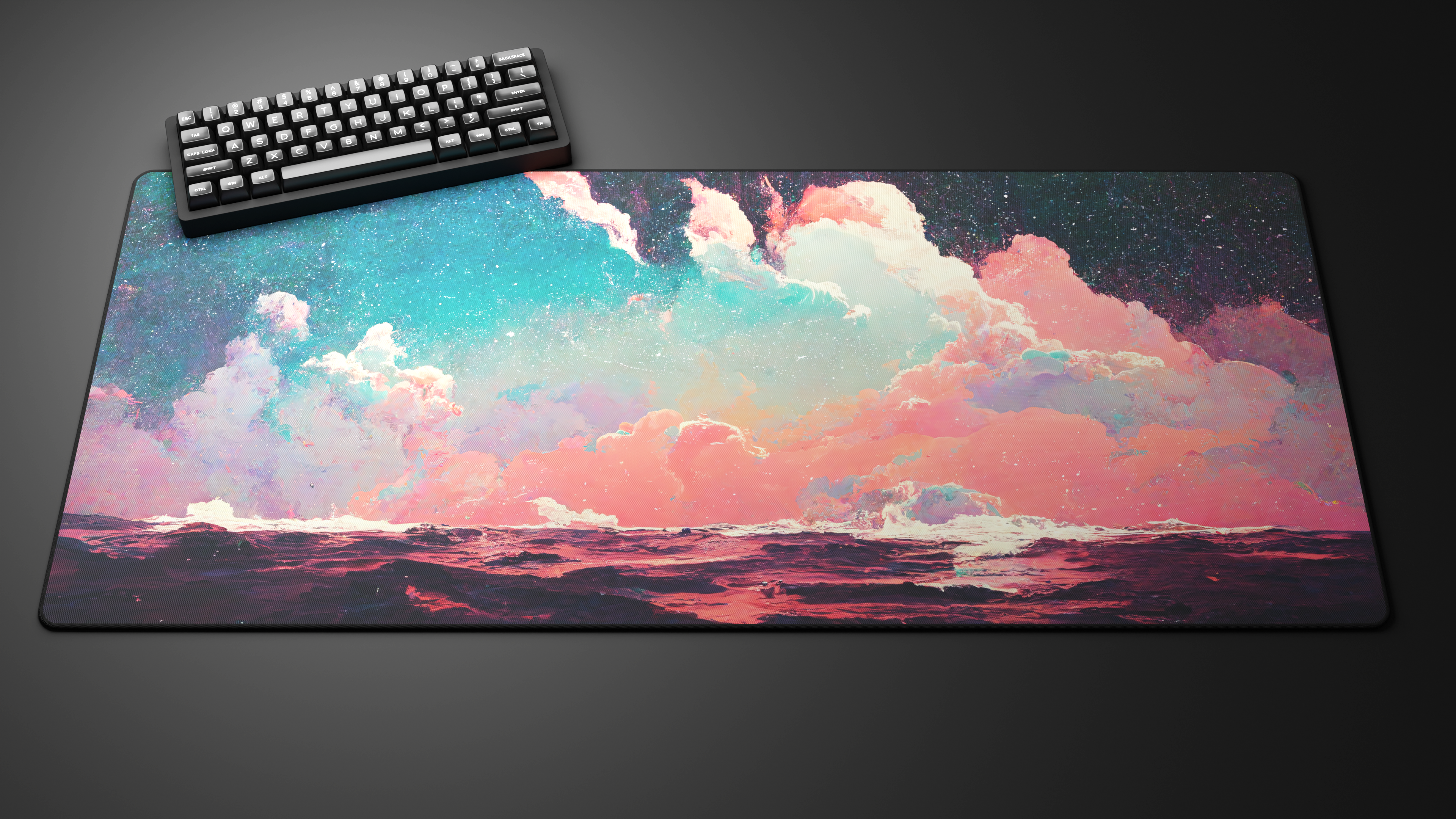 Deskmat 'AI Collection - Moody Ocean' by glutch